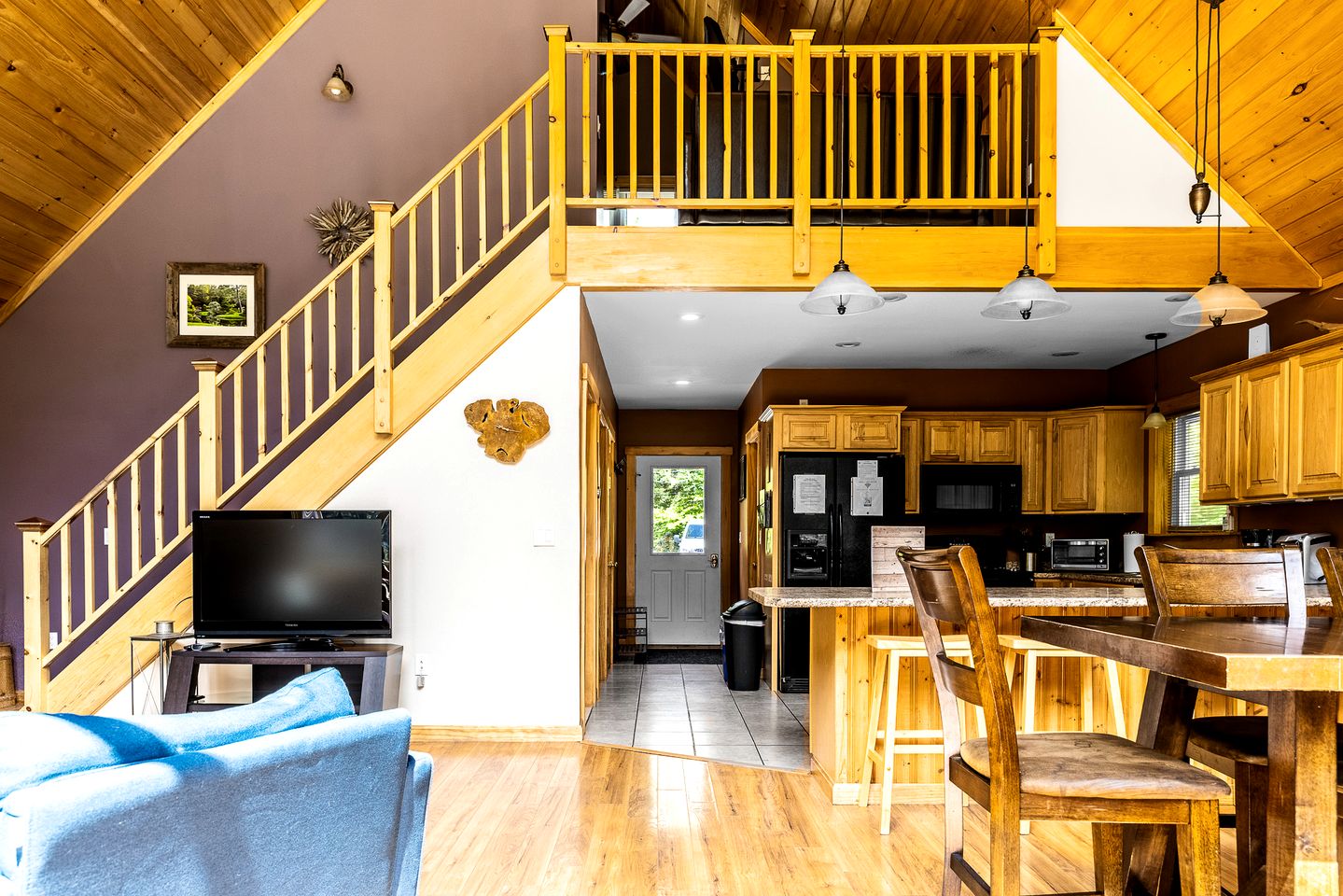 Stunning Cabin Surrounded by Trees and Fire Pit Provided in Bowerbank, Maine