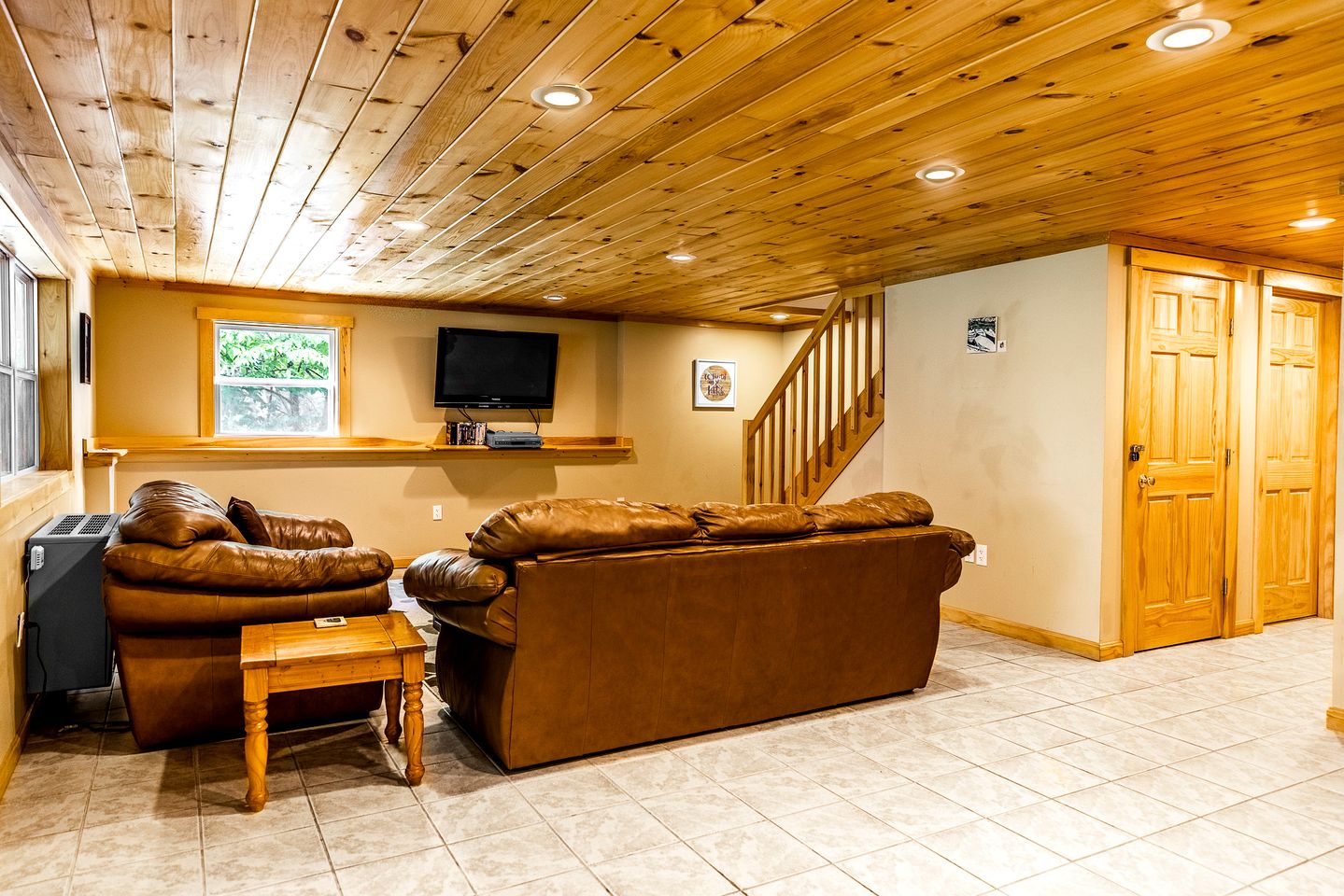 Stunning Cabin Surrounded by Trees and Fire Pit Provided in Bowerbank, Maine