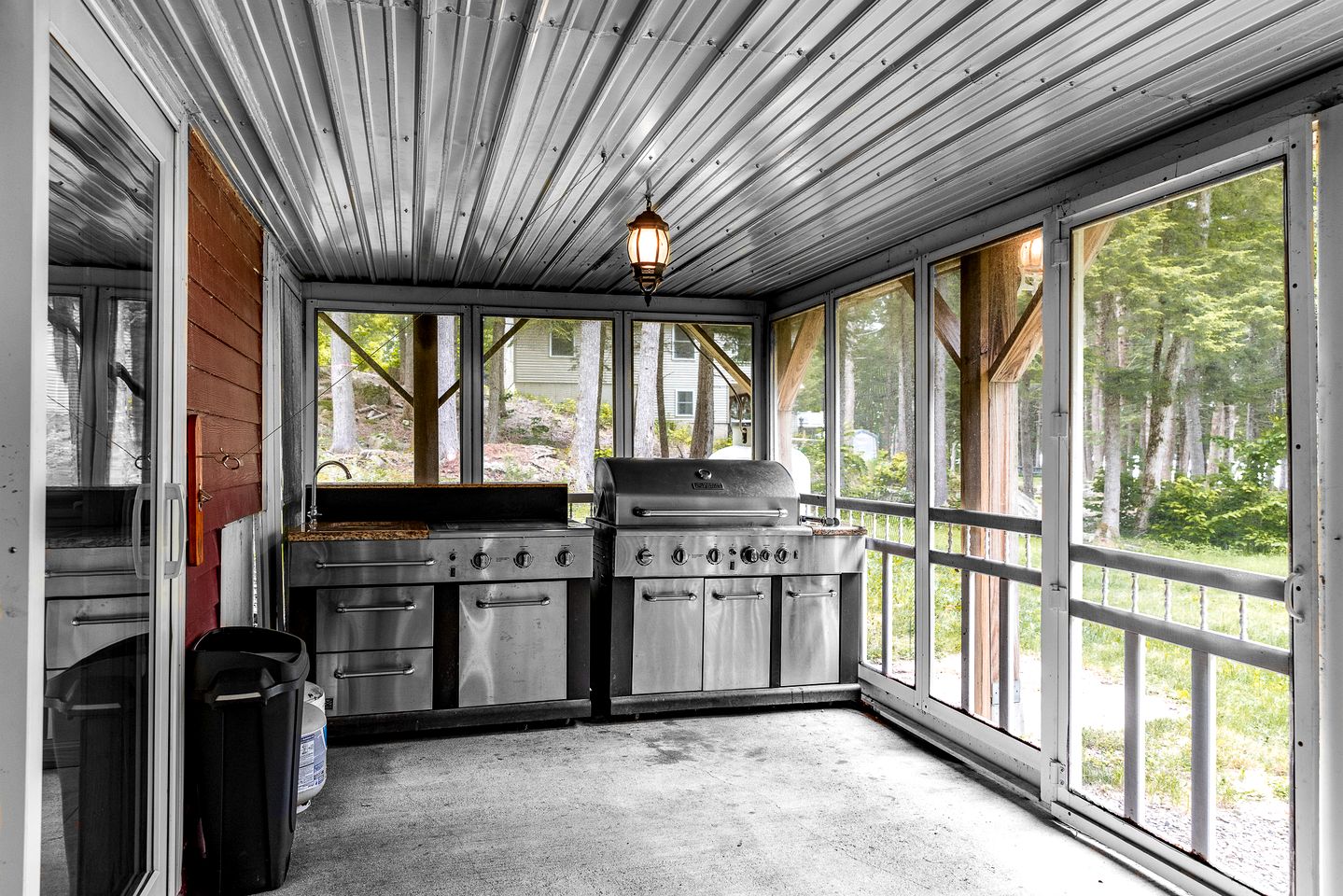 Stunning Cabin Surrounded by Trees and Fire Pit Provided in Bowerbank, Maine