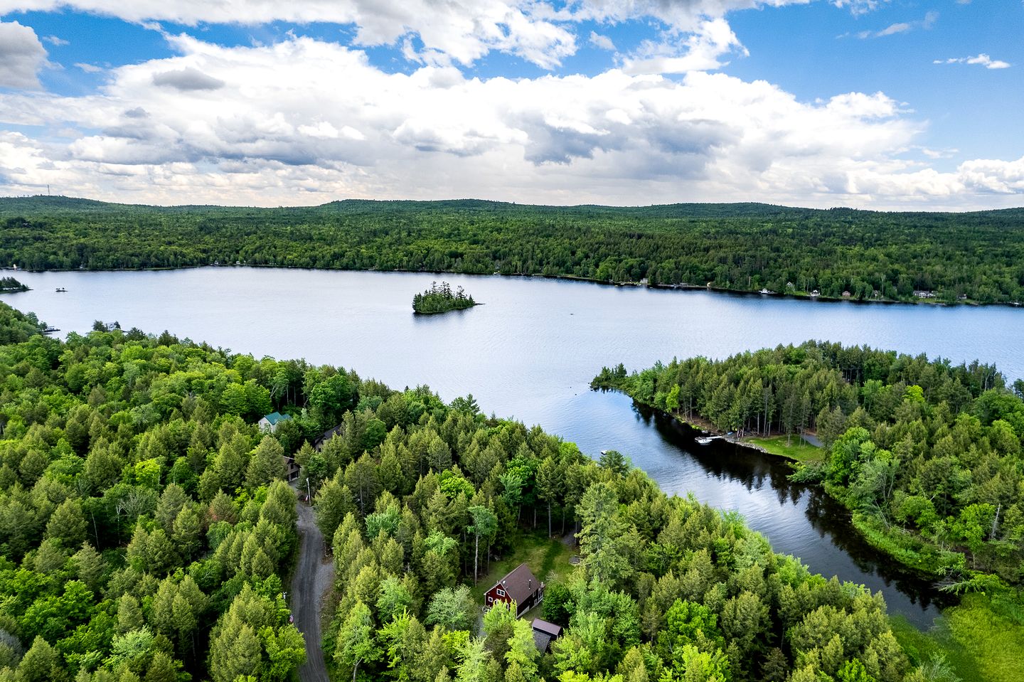Stunning Cabin Surrounded by Trees and Fire Pit Provided in Bowerbank, Maine