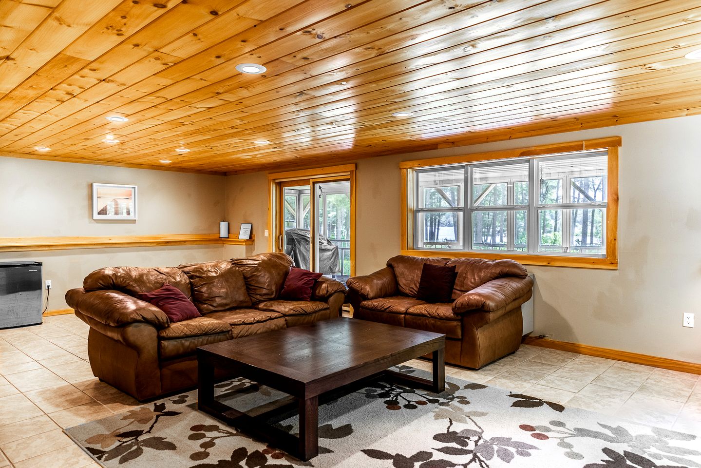 Stunning Cabin Surrounded by Trees and Fire Pit Provided in Bowerbank, Maine