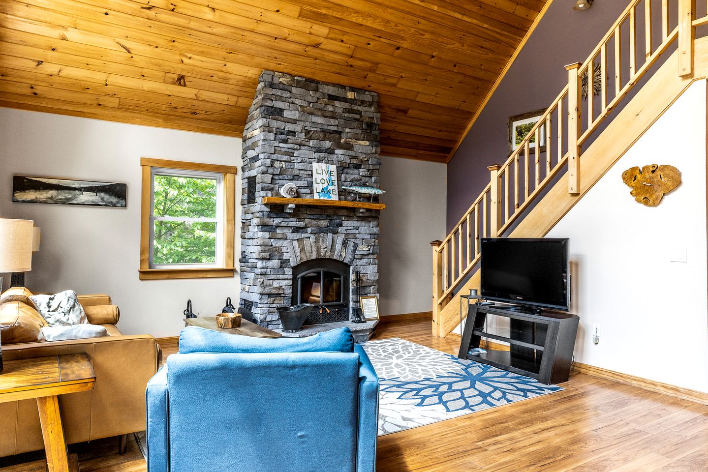Stunning Cabin Surrounded by Trees and Fire Pit Provided in Bowerbank, Maine