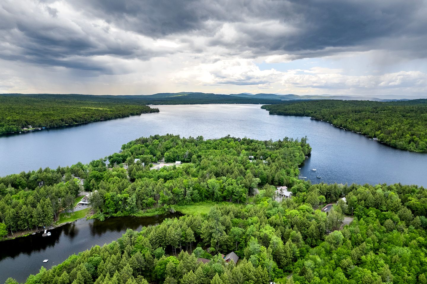 Stunning Cabin Surrounded by Trees and Fire Pit Provided in Bowerbank, Maine