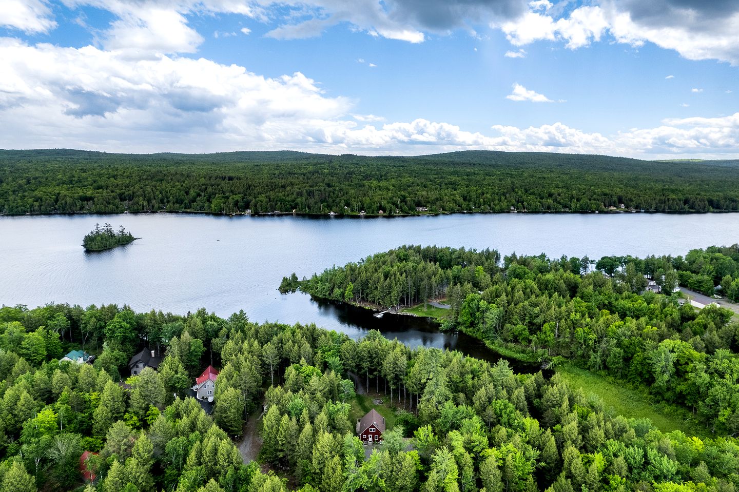 Stunning Cabin Surrounded by Trees and Fire Pit Provided in Bowerbank, Maine