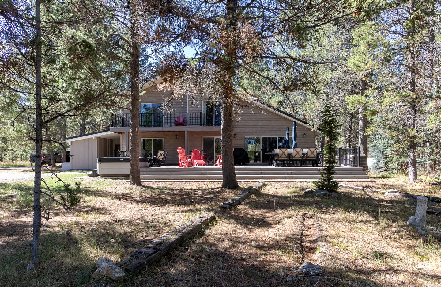 Spacious Riverfront Cabin with Hot Tub and Trail Access Near Outdoor Adventures in Island Park, Idaho
