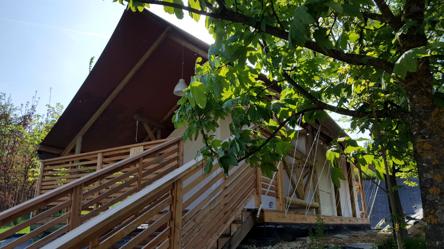 Stunning Glamping Tent with Loft Bed near Ljutomer, Slovenia