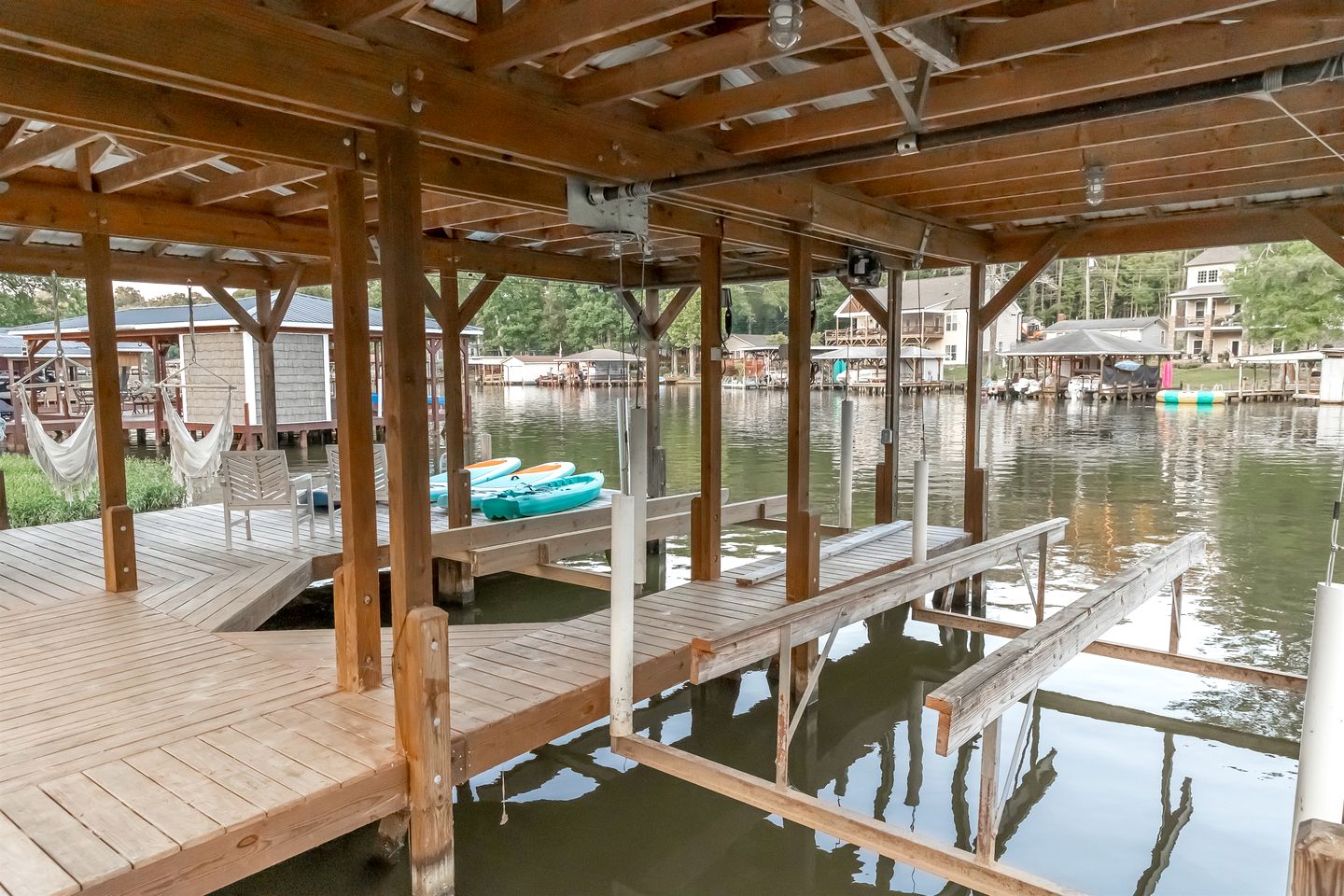 Stunning Modern Lakehouse with Private Boat Dock in Norwood, North Carolina