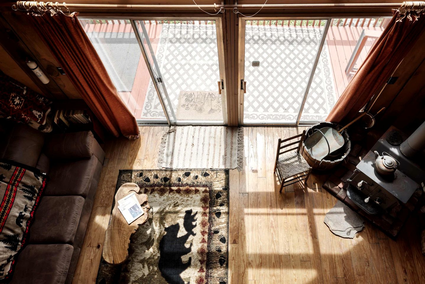 Rustic-Modern Chalet w/ Fire Pit, Deck & Views in Slanesville, WV