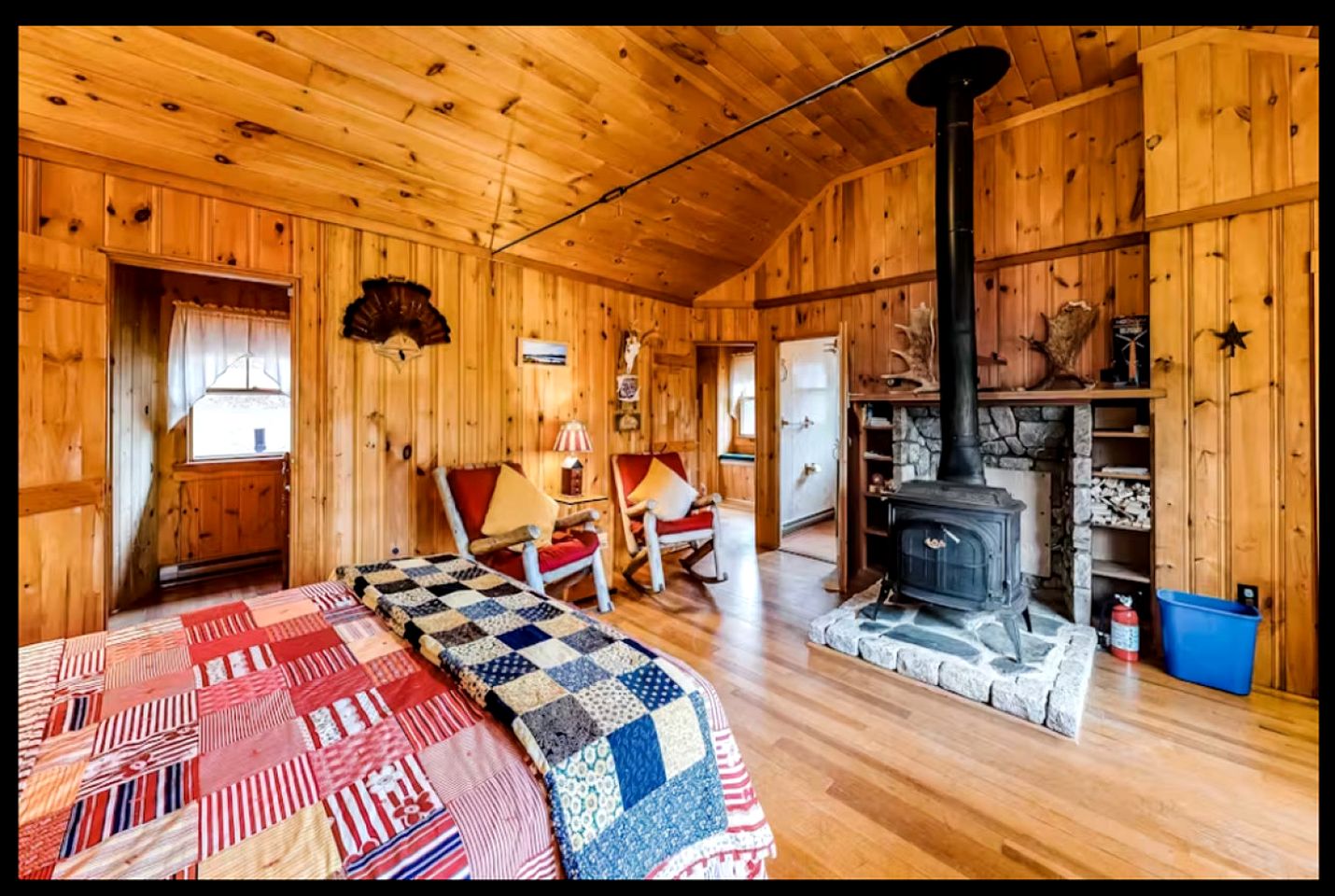 Whimsical Rustic Cabin Retreat Near Moosehead Lake, Maine