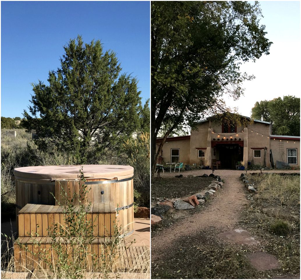 Stunning Two-Person Casita Rental with Hot Tub near Santa Fe, New Mexico