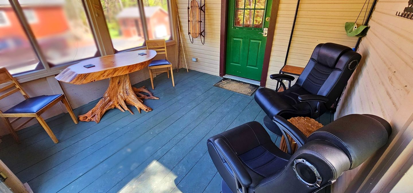 Stunning Waterfront Cabin with Fire Pit, Porch and Deck in Maine