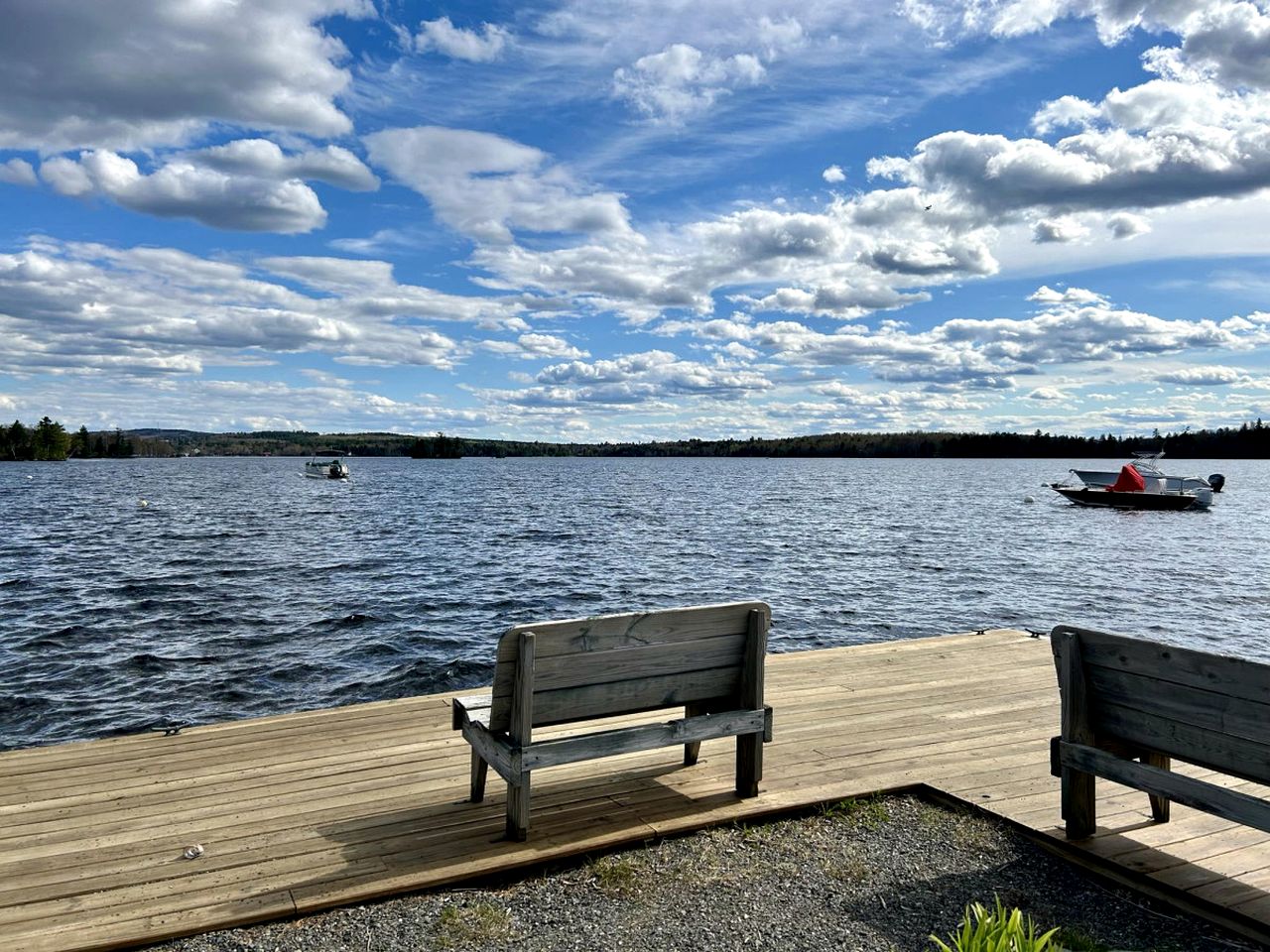 Stunning Waterfront Cabin with Fire Pit, Porch and Deck in Maine