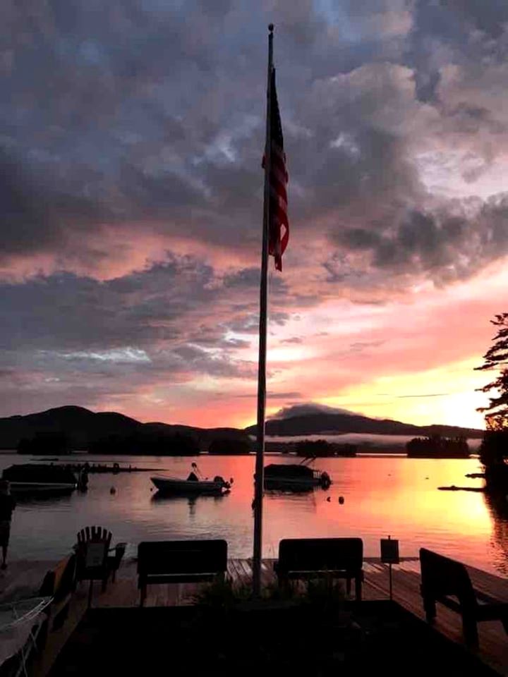 Stunning Waterfront Cabin with Fire Pit, Porch and Deck in Maine