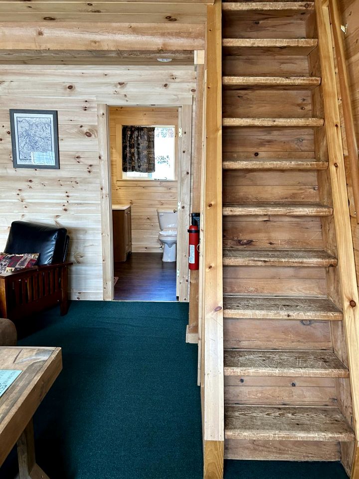 Stunning Waterfront Cabin with Fire Pit, Porch and Deck in Maine