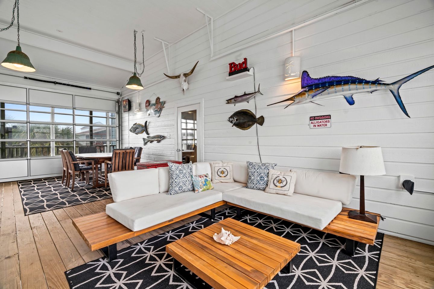 Amazing Waterfront Home with Stunning Sunset Views and a Private Pier in Galveston, Texas