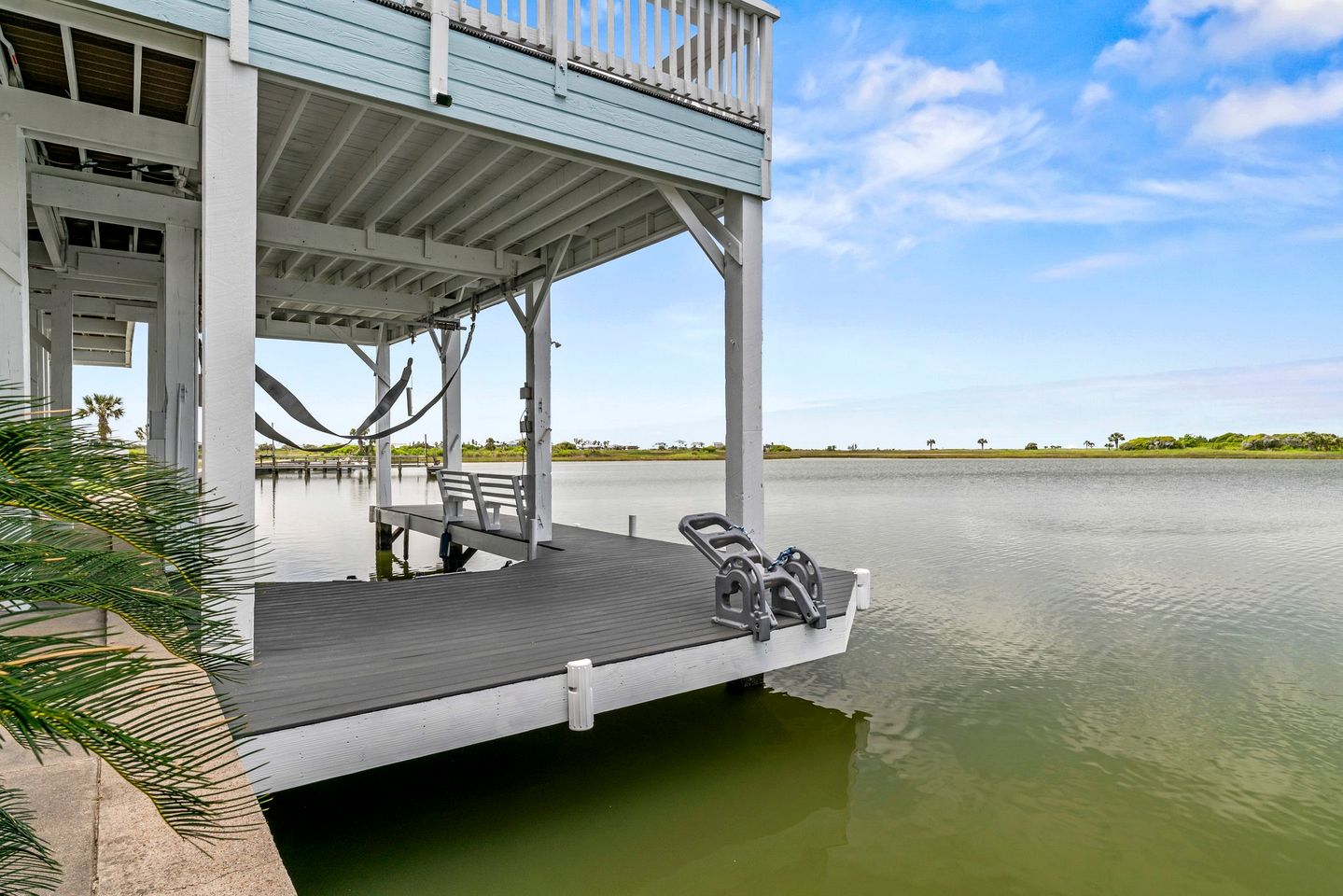 Amazing Waterfront Home with Stunning Sunset Views and a Private Pier in Galveston, Texas
