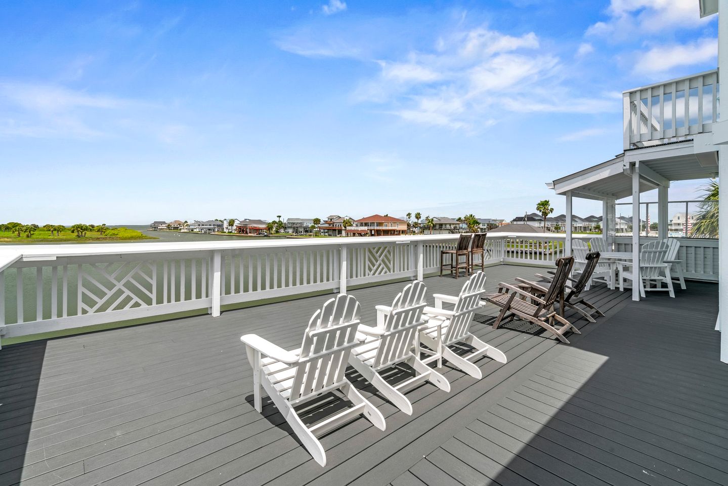 Amazing Waterfront Home with Stunning Sunset Views and a Private Pier in Galveston, Texas