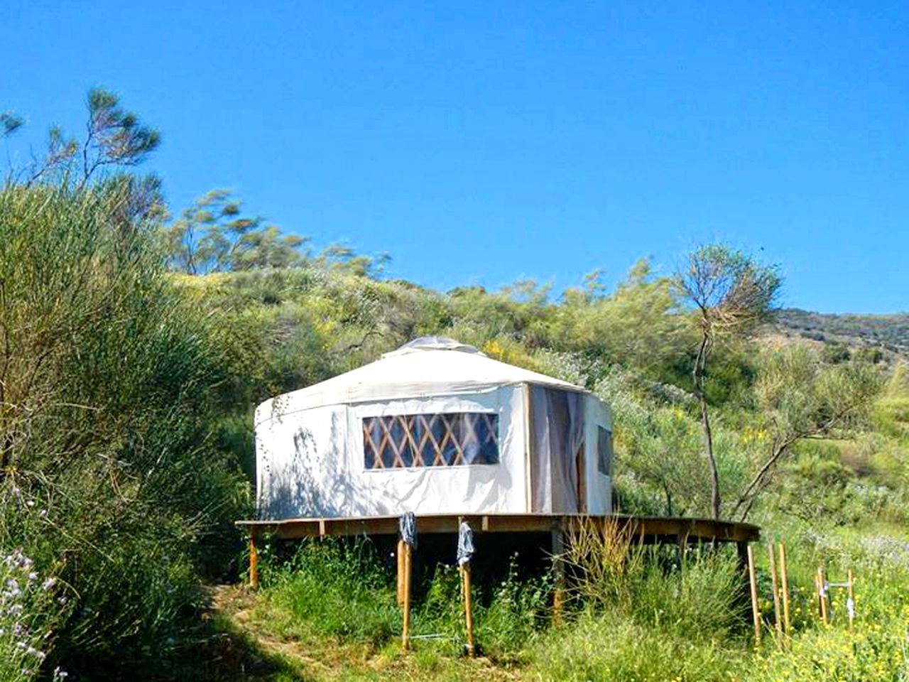 Stunning Yurt for a Glamping Getaway near the Sierra Nevada National Park in Spain