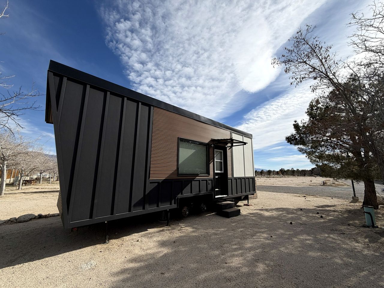Stylish Modern Tiny House on Wheels with Stunning Mountain Views Near Lone Pine, California