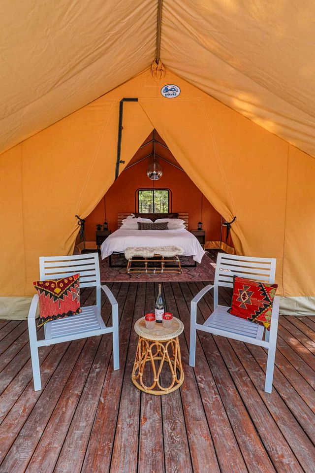 Stylish Safari Tent on the Campground Closest to the Grand Canyon National Park, Perfect for a Weekend of Hiking and Exploring