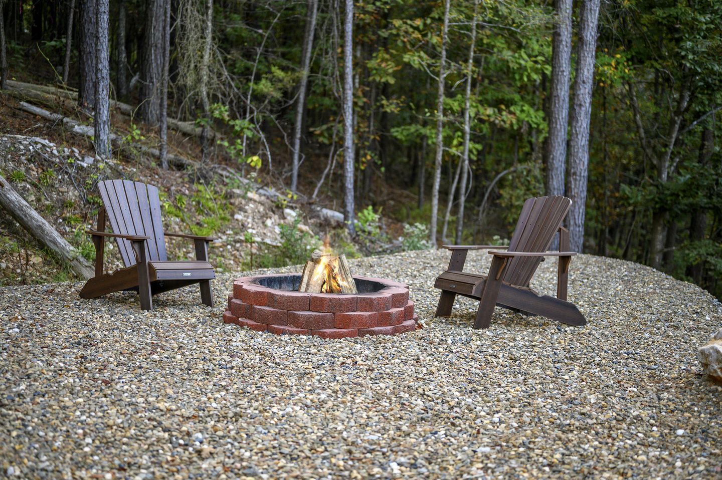 Secluded Luxury Cabin for Couples with Soaker Tub & Forest Views in Oklahoma