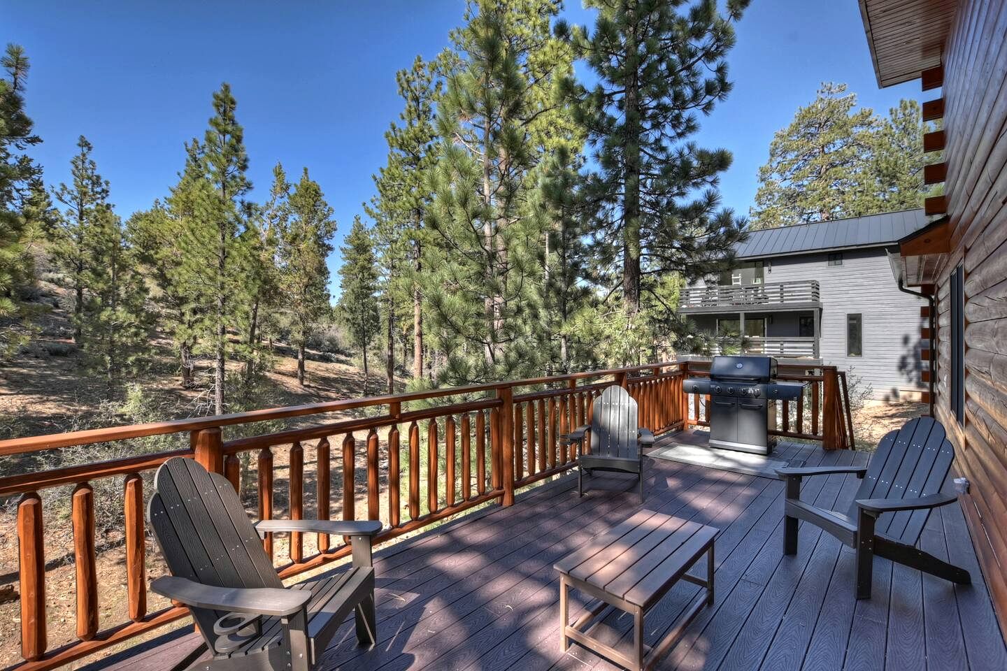 Gorgeous Modern Log Cabin Nestled in the Woods in Big Bear, California
