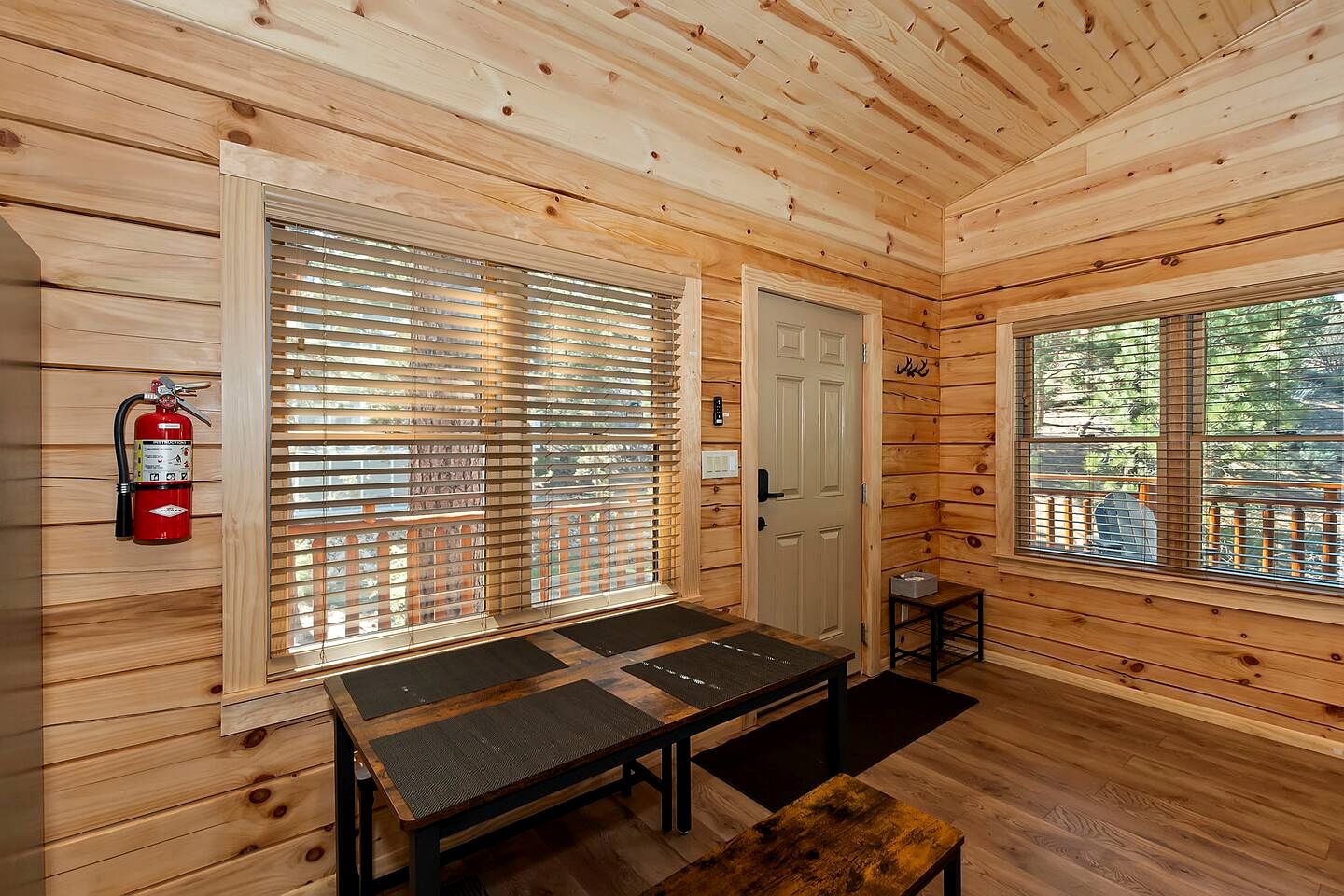 Gorgeous Modern Log Cabin Nestled in the Woods in Big Bear, California