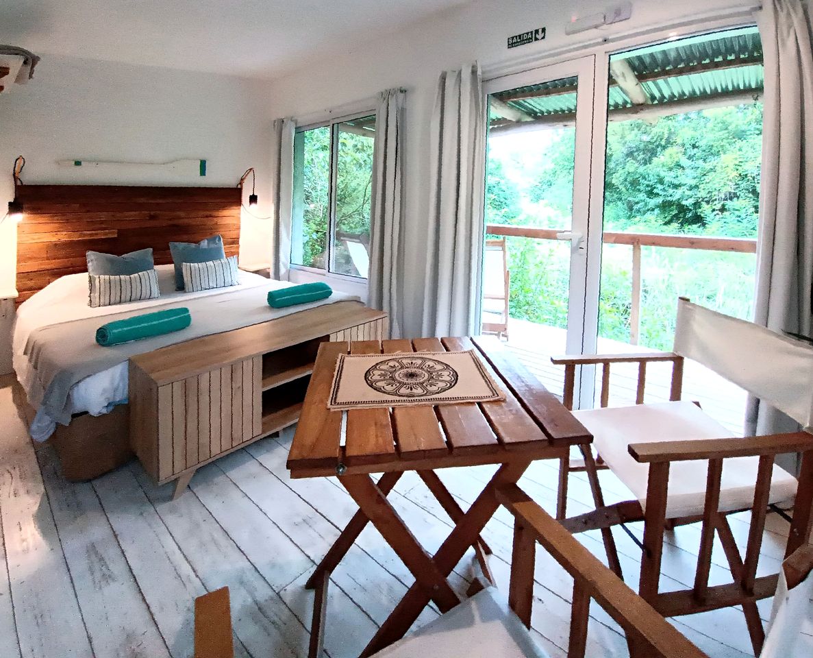 Romantic Nordic-Style Riverfront Suites with Private Dock near Tigre, Buenos Aires