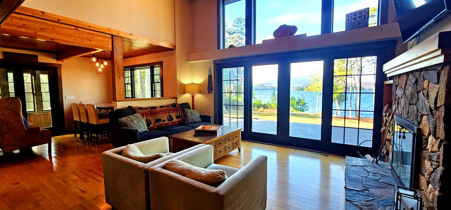 Cozy Lakeside Getaway with Panoramic Water & Mountain Views in Greenville, Maine
