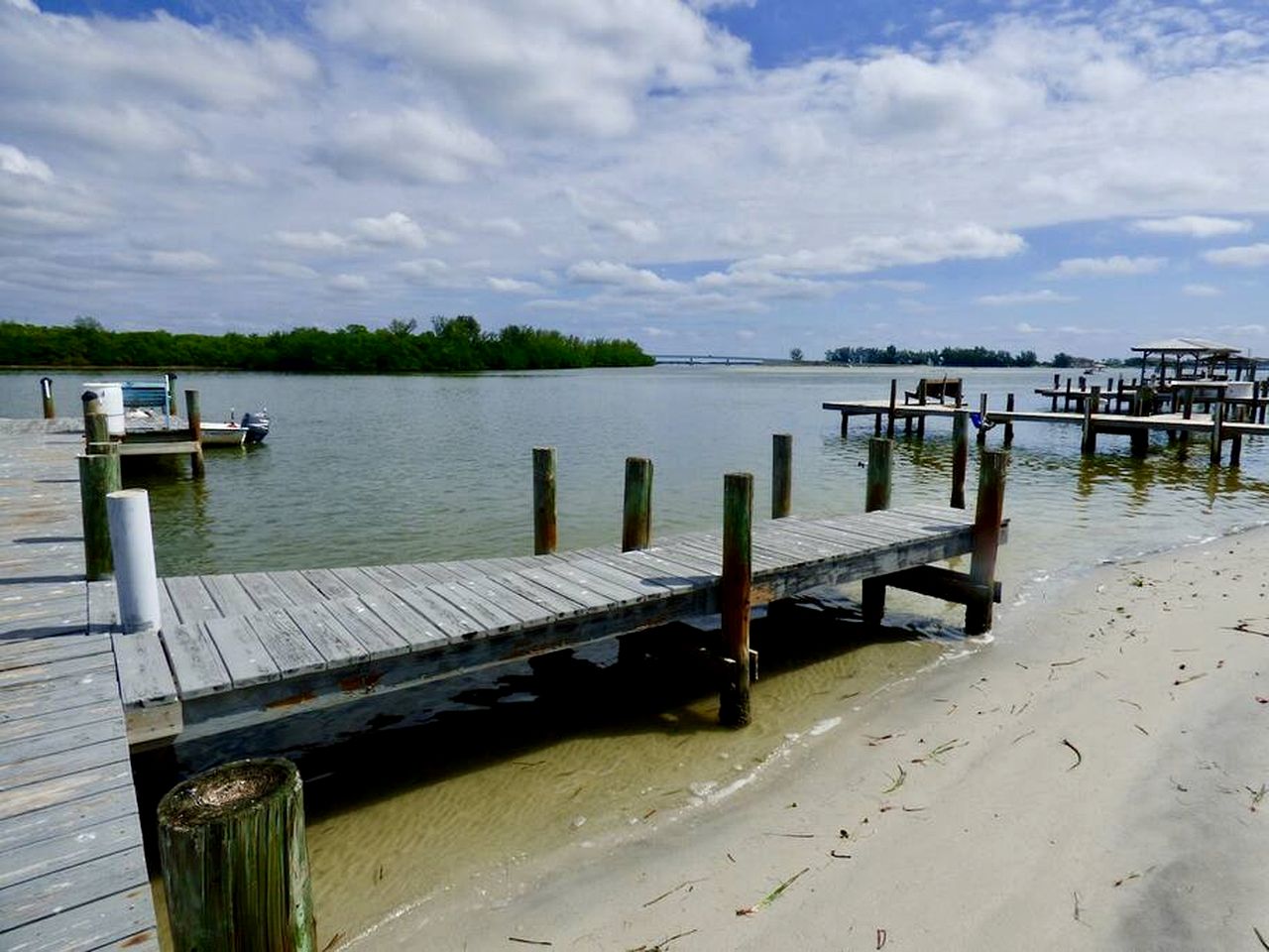 Charming Beachfront Cottage with Private Dock on Little Gasparilla Island, Florida
