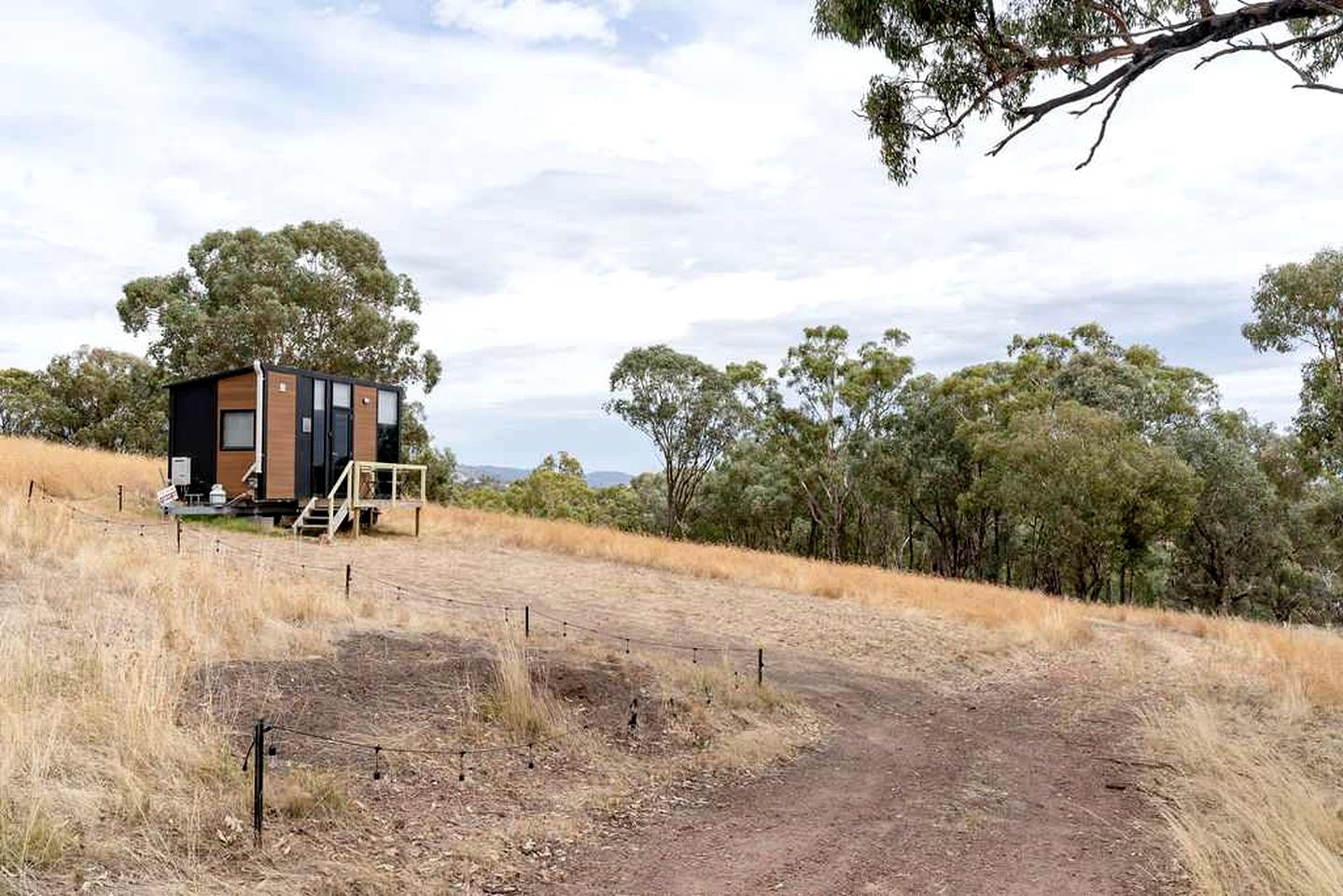 Sunset Tiny House for a Victoria Glamping Getaway