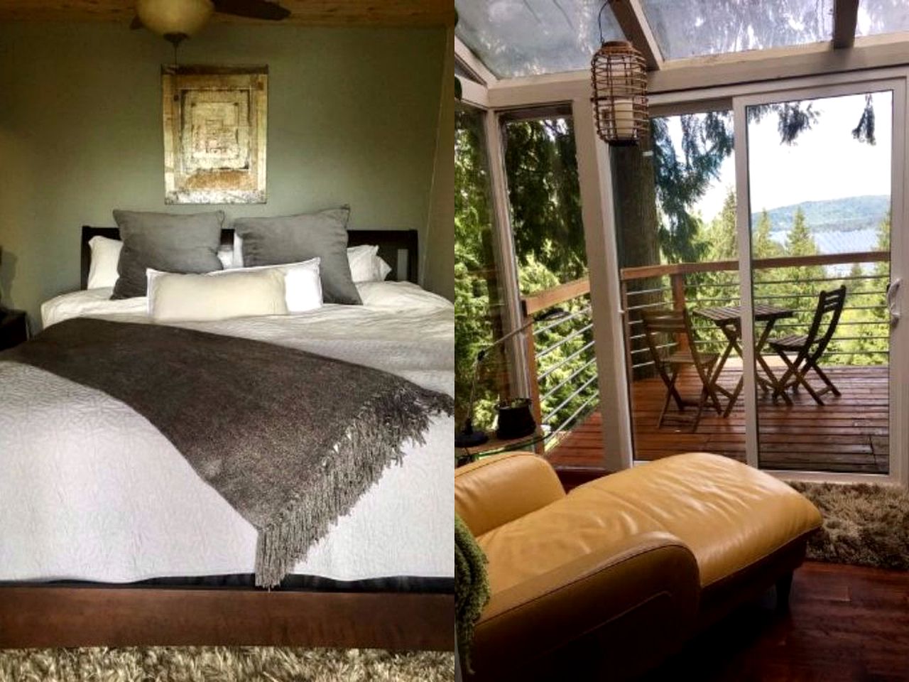 Stylish Lake Cabin with a Sauna and Hot Tub in Bellingham, Washington