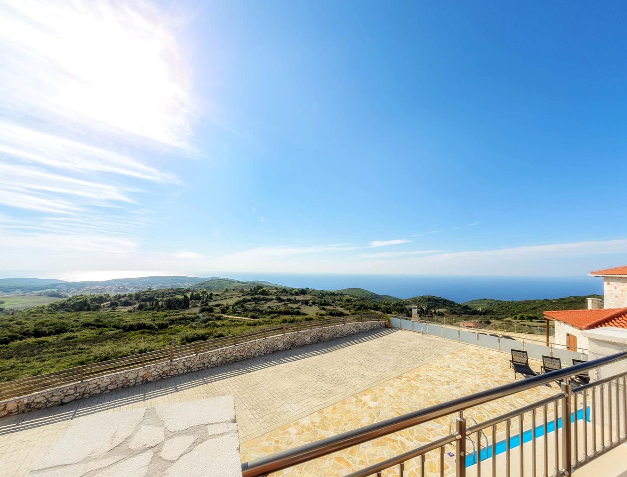 Charming Stone Villa with Private Pool and Panoramic Sea Views near Volimes, Zakynthos