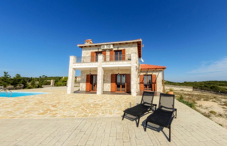 Charming Stone Villa with Private Pool and Panoramic Sea Views near Volimes, Zakynthos