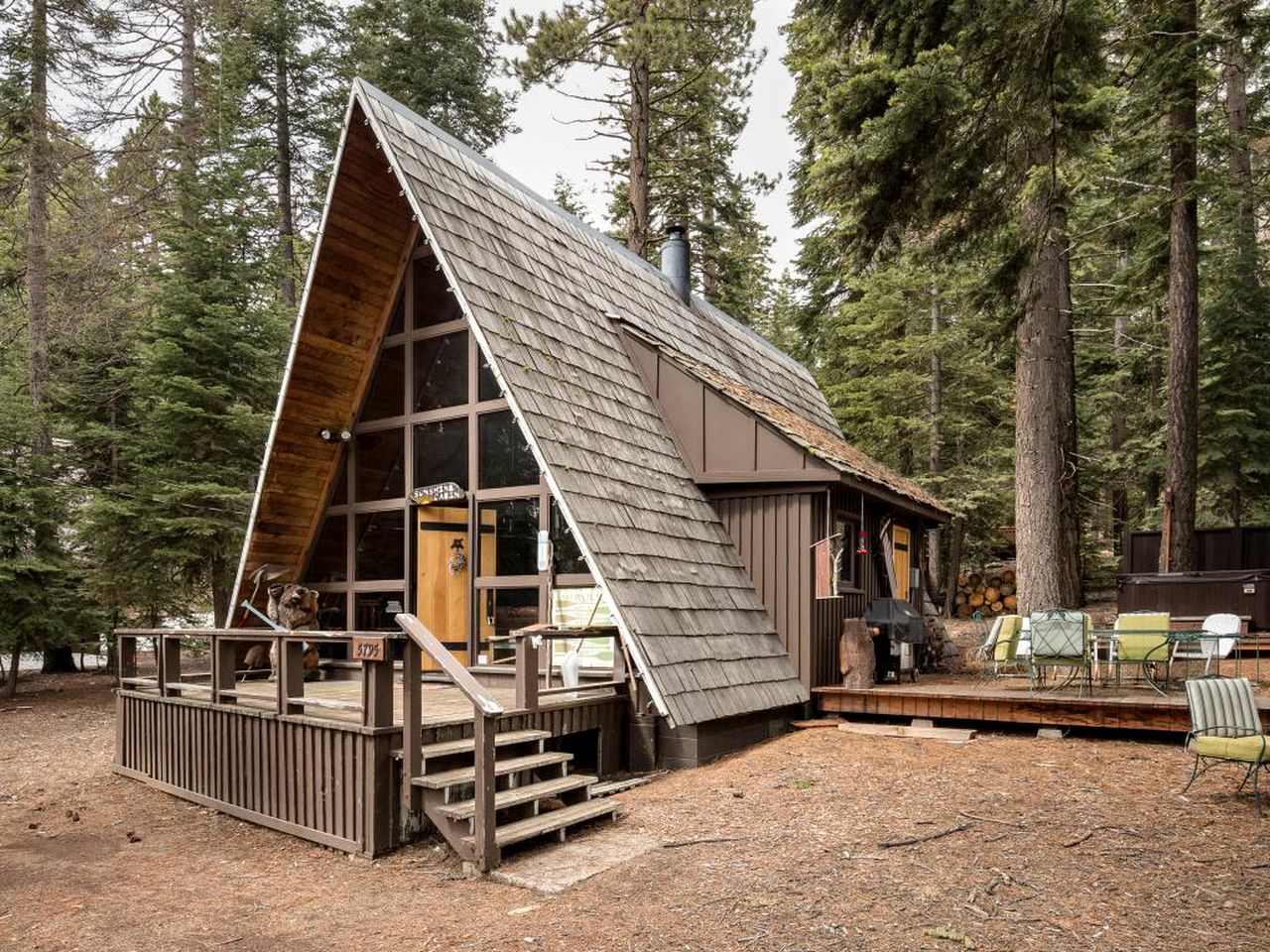 Luxury AFrame Cabin with Hot Tub in Lake Tahoe, California