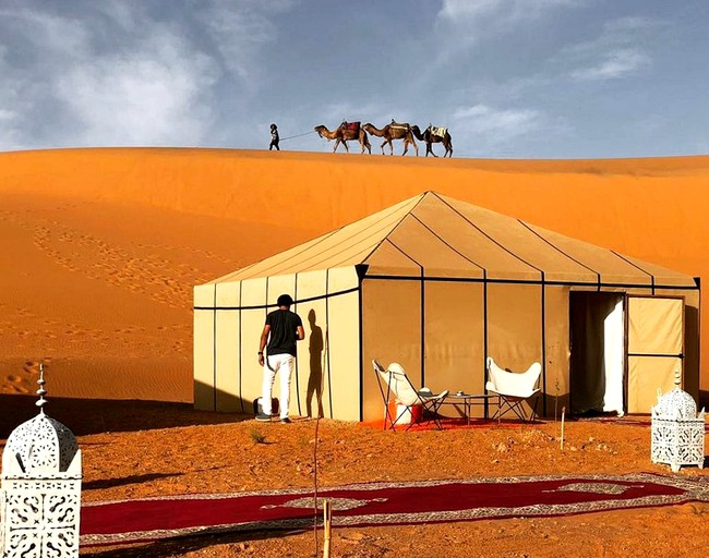 Safari Tents (Erg Chebbi, Drâa-Tafilalet Region, Morocco)