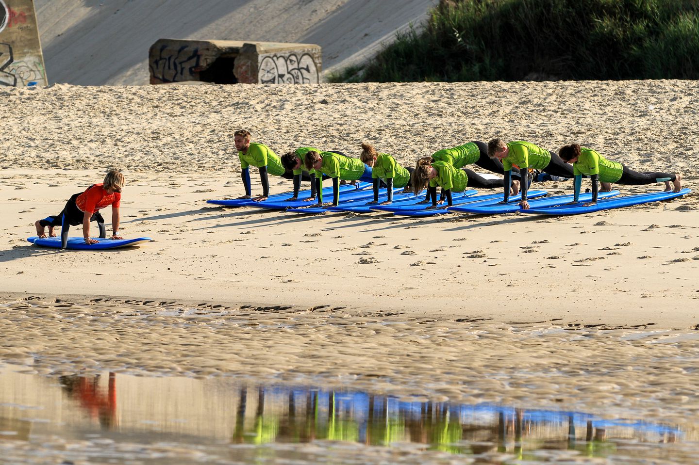 Surf Camp and Tipi Village Near Bordeaux, France