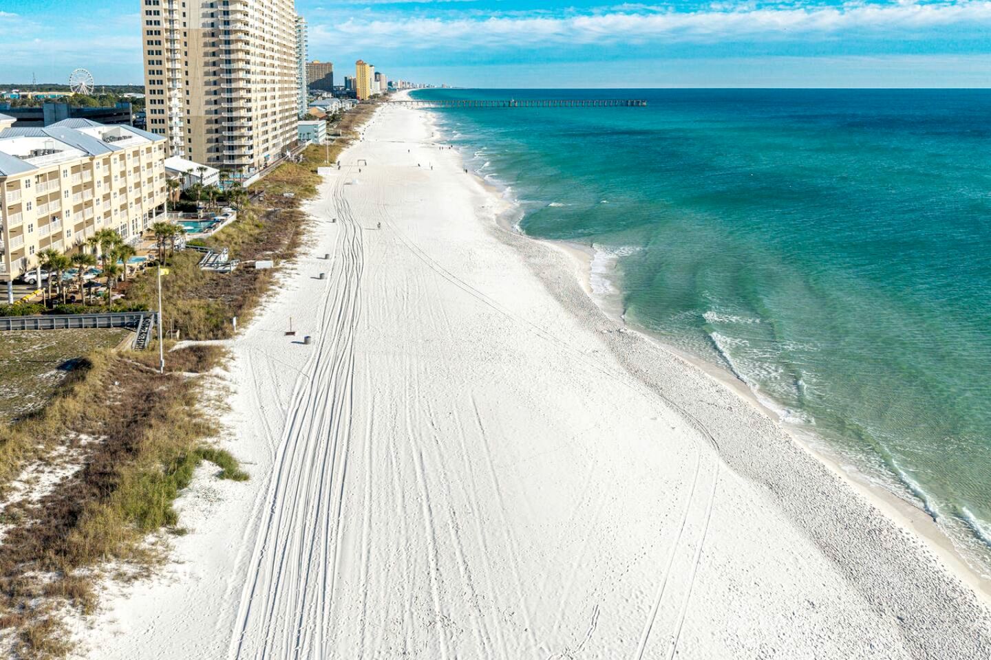 Coastal Beach Home with BBQ Grill & Kids Playground in Panama City Beach, Florida
