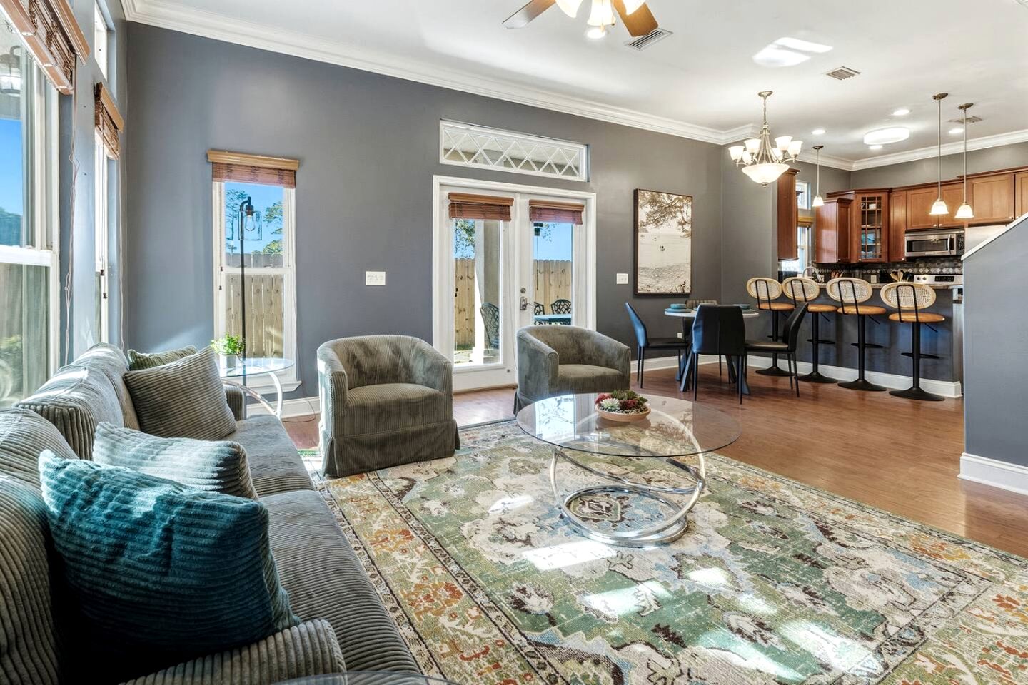 Coastal Beach Home with BBQ Grill & Kids Playground in Panama City Beach, Florida