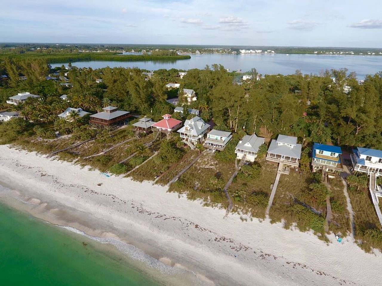 Incredible Beach Front Cottage with Gorgeous Sea Views for a Peaceful Escape on Little Gasparilla Island, Florida