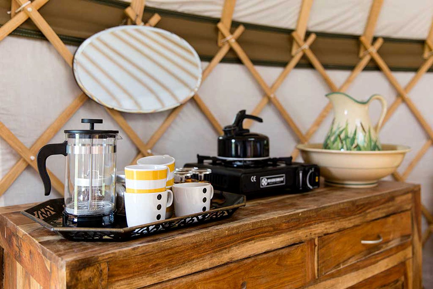 Spacious Yurt for a Family-Friendly Camping Getaway in Surrey, England