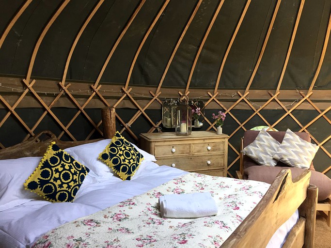 Amazing Luxury Camping Getaway Secluded in the Surrey Hills of England | Yurts (Westcott, England, United Kingdom)