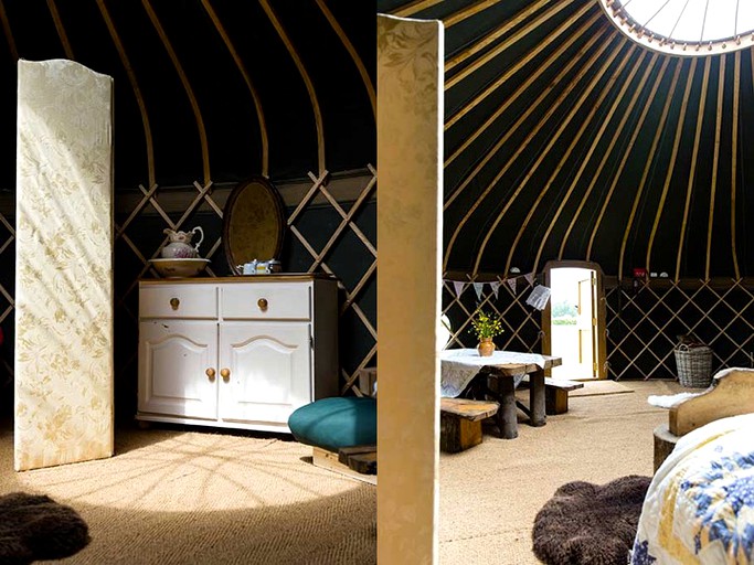 Yurts (Westcott, England, United Kingdom)