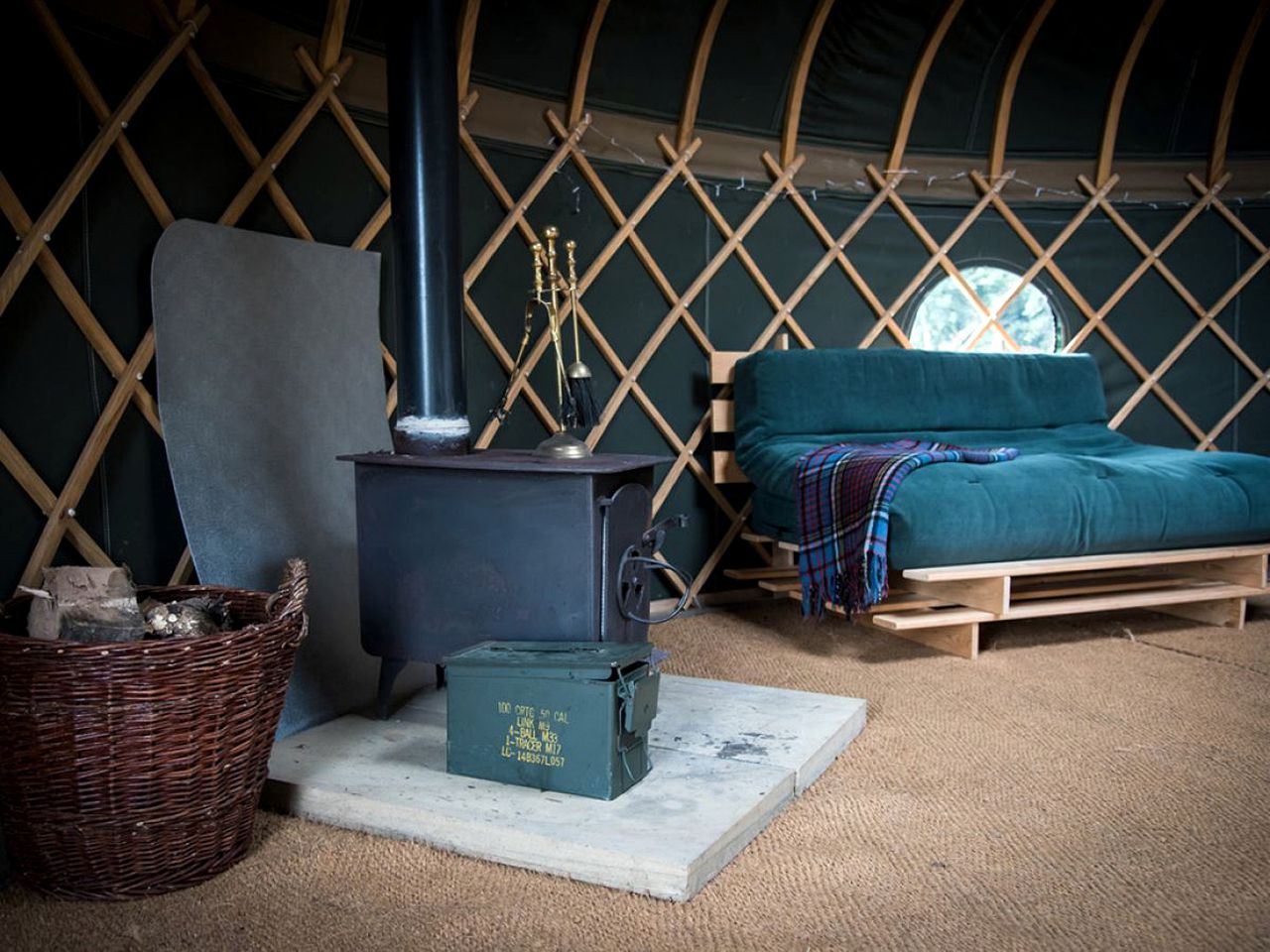 Romantic Luxury Camping Yurt the Peaceful Countryside of Surrey, South England | Yurts (Westcott, England, United Kingdom)