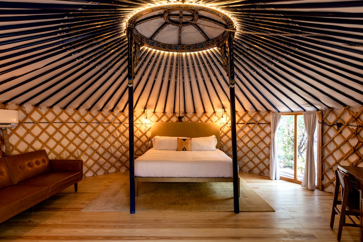 Cozy Couples Yurt with Hot Tub in Dripping Springs, Texas