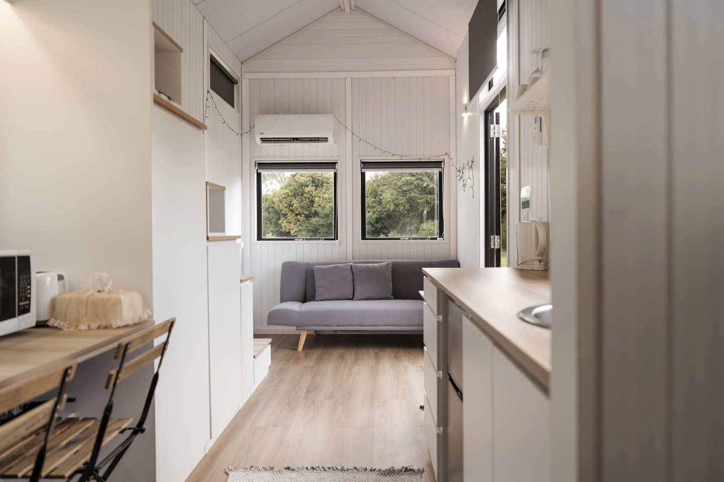 Sweet Tiny House with Private Backyard Facing the Spectacular Fields in Tamahere, North Island