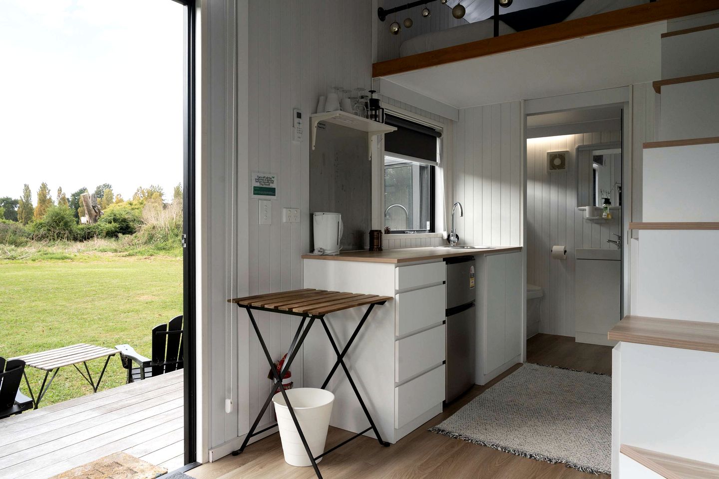 Sweet Tiny House with Private Backyard Facing the Spectacular Fields in Tamahere, North Island