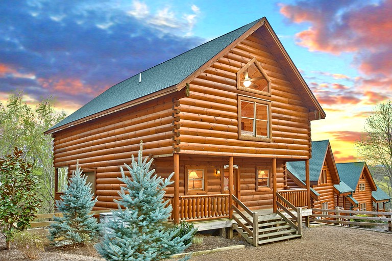 This Sevierville cabin rental is ideal for family getaways in Tennessee