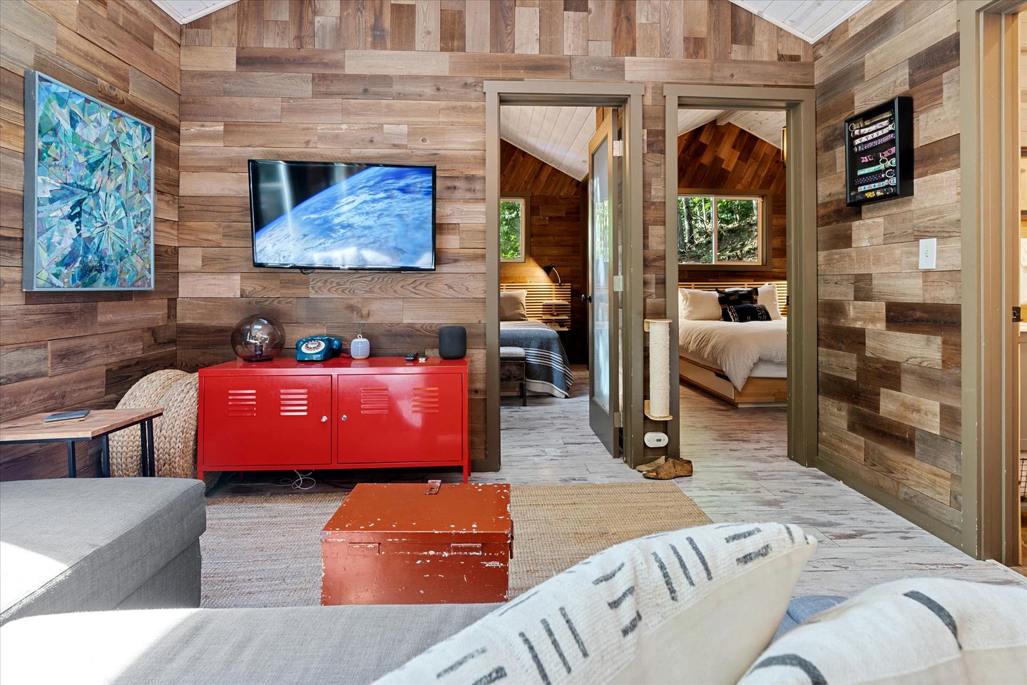 Dog Friendly Glamping on the Russian River with a Hot Tub and Views