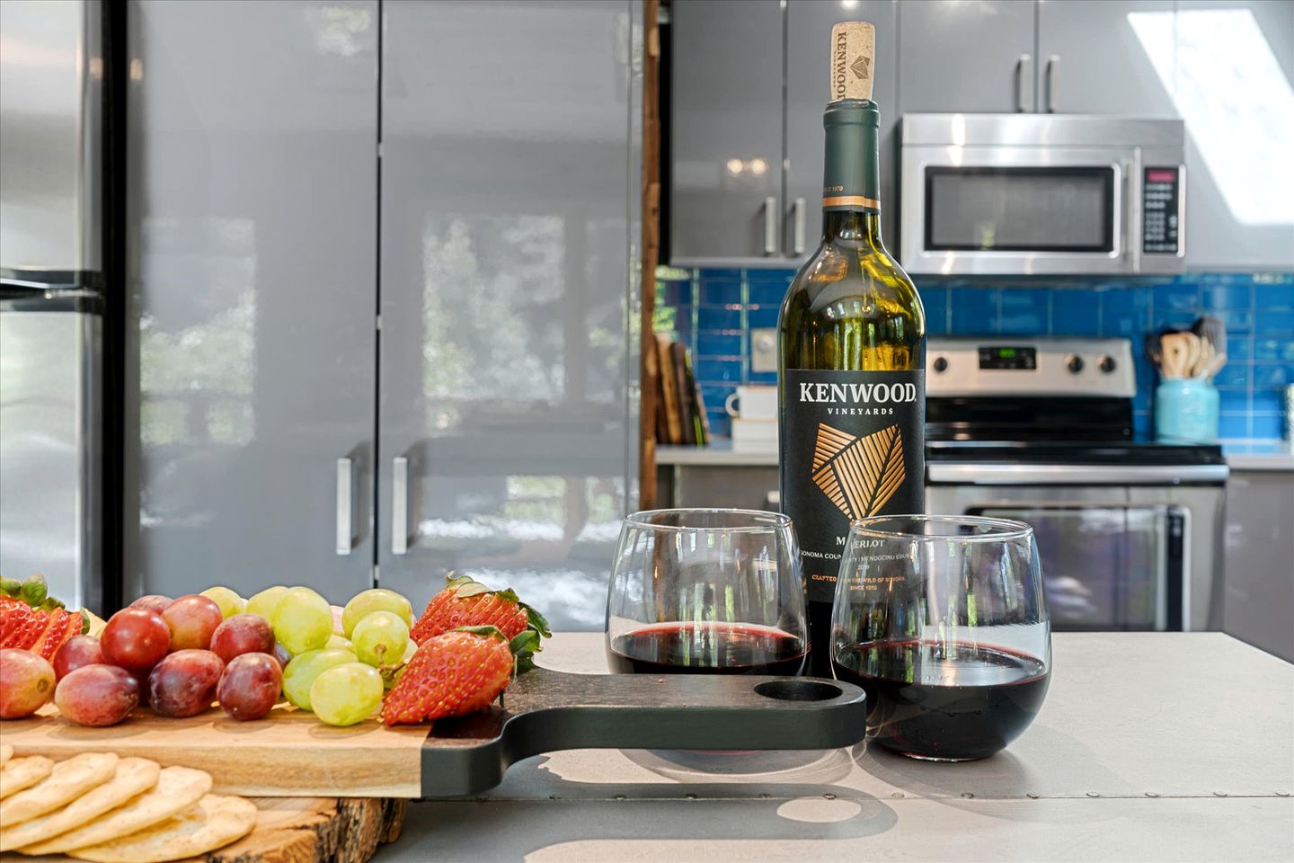 Dog Friendly Glamping on the Russian River with a Hot Tub and Views